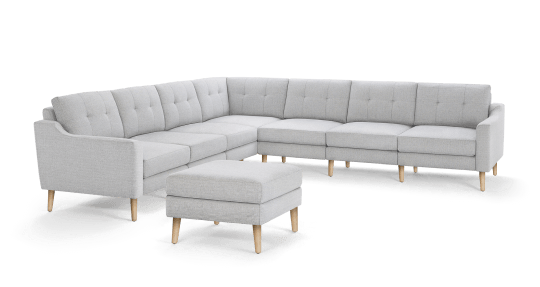 Slope Nomad 7-Seat Corner Sectional with Ottoman